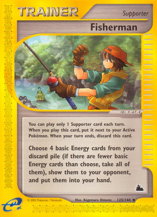 2003 Skyridge Fisherman #125/144 Uncommon card image