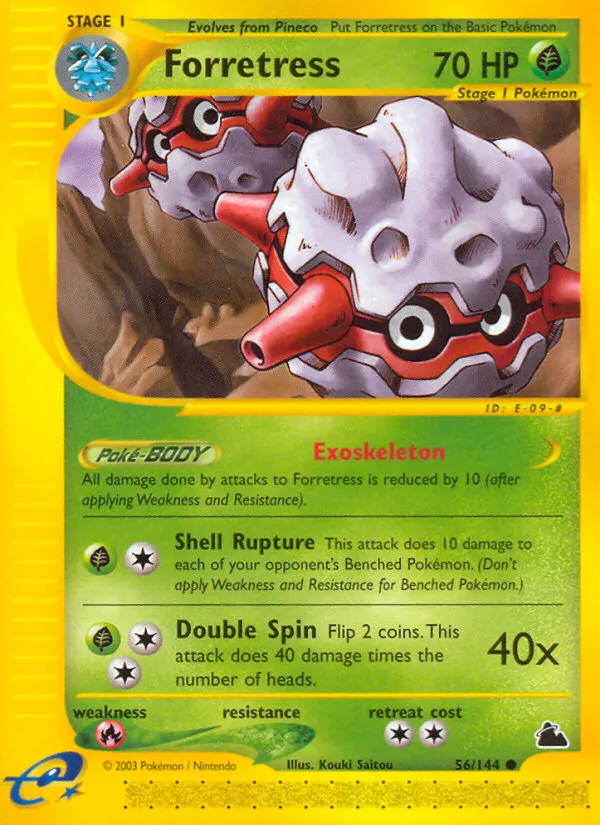 2003 Skyridge Forretress #H8 Rare Holo card image