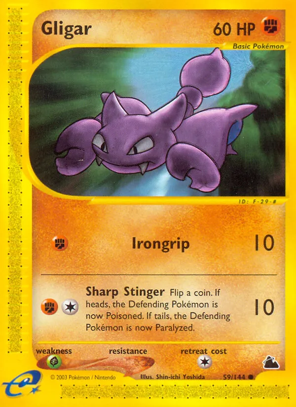 2003 Skyridge Gligar Common #059/144 Common card image
