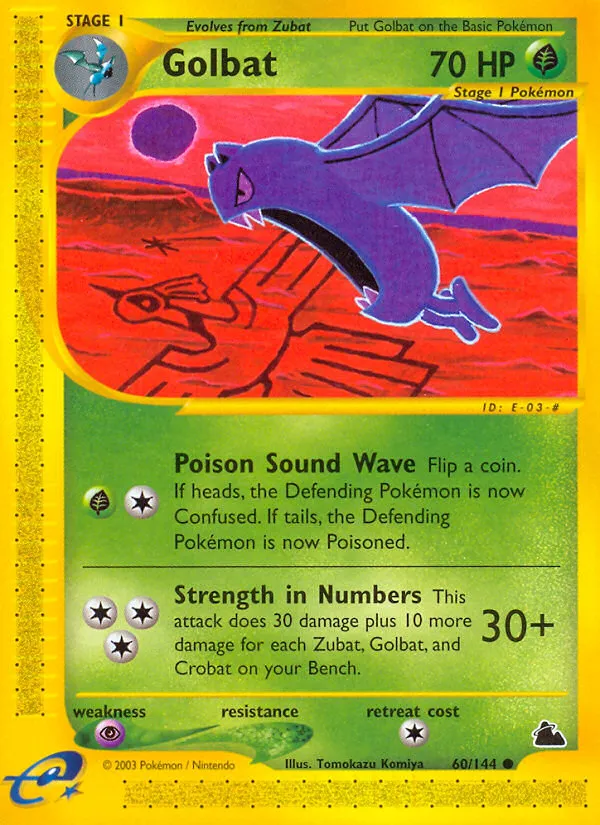 2003 Skyridge Golbat Common #060/144 Common card image