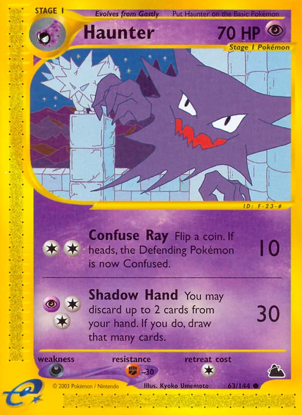 2003 Skyridge Haunter Common #063/144 Common card image