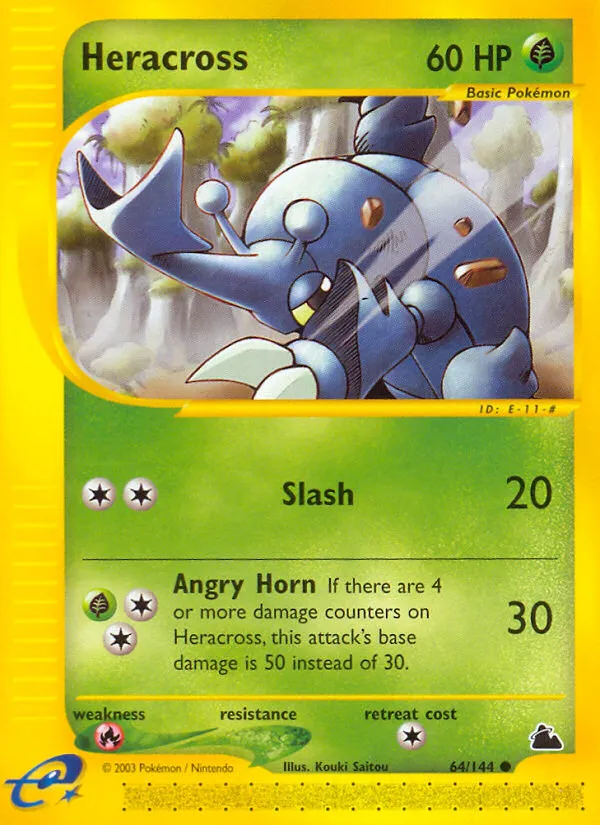 2003 Skyridge Heracross Common #064/144 Common card image