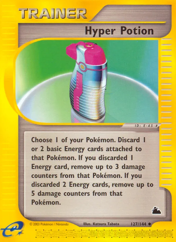 2003 Skyridge Hyper Potion Uncommon #127/144 Uncommon card image