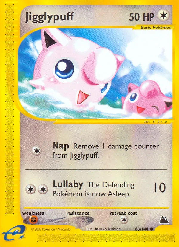 2003 Skyridge Jigglypuff #068/144 Common card image