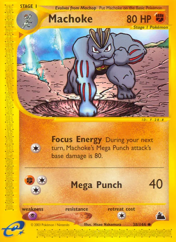 2003 Skyridge Machoke Uncommon #038/144 Uncommon card image