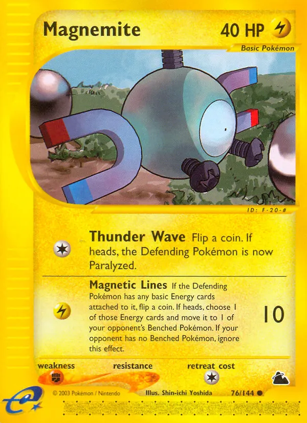 2003 Skyridge Magnemite Common #076/144 Common card image