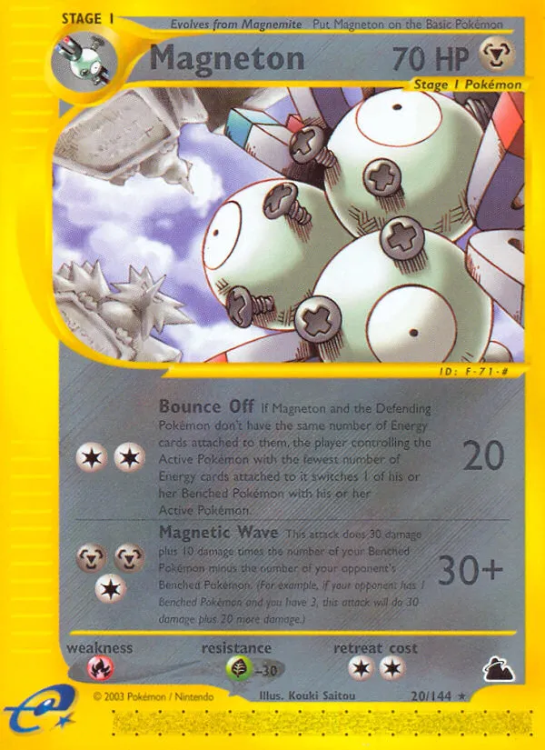2003 Skyridge Magneton #020/144 Rare card image