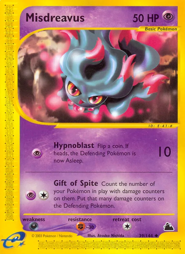 2003 Skyridge Misdreavus #039/144 Uncommon card image