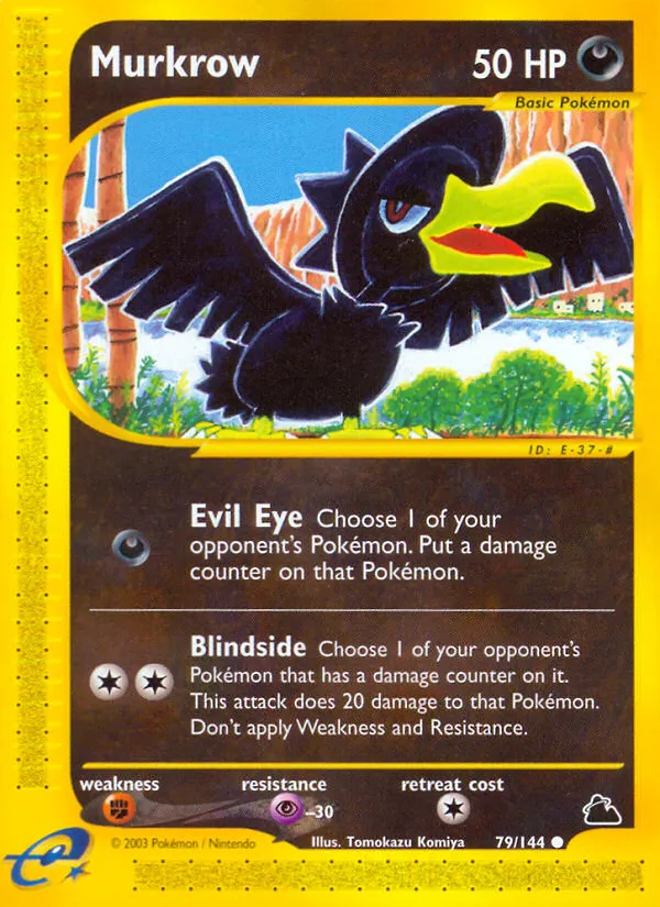 2003 Skyridge Murkrow Common #079/144 Common card image