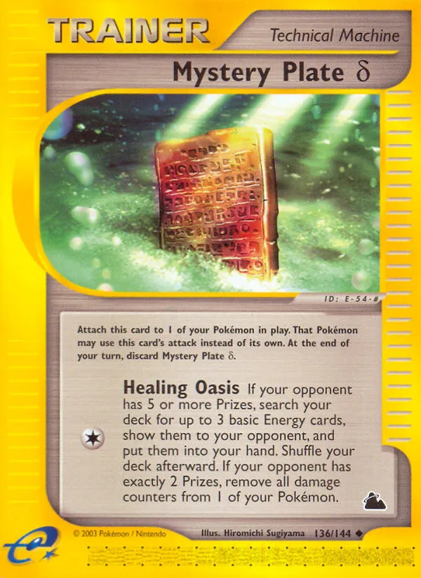 2003 Skyridge Mystery Plate δ #136/144 Uncommon card image