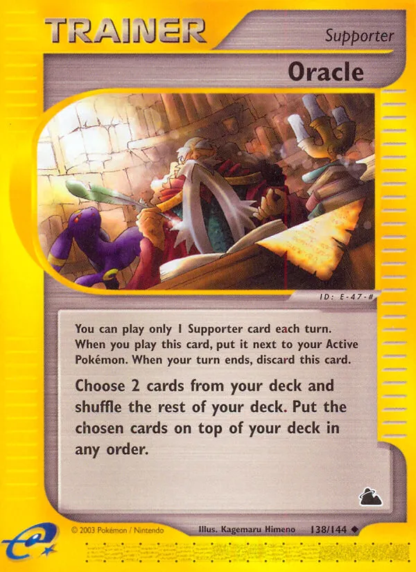 2003 Skyridge Oracle Uncommon #138/144 Uncommon card image