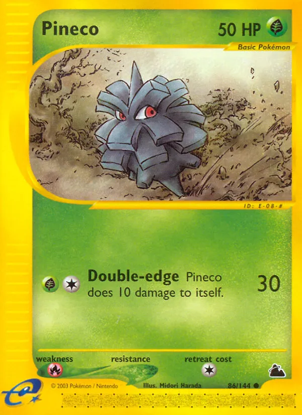 2003 Skyridge Pineco Common #085/144 Common card image