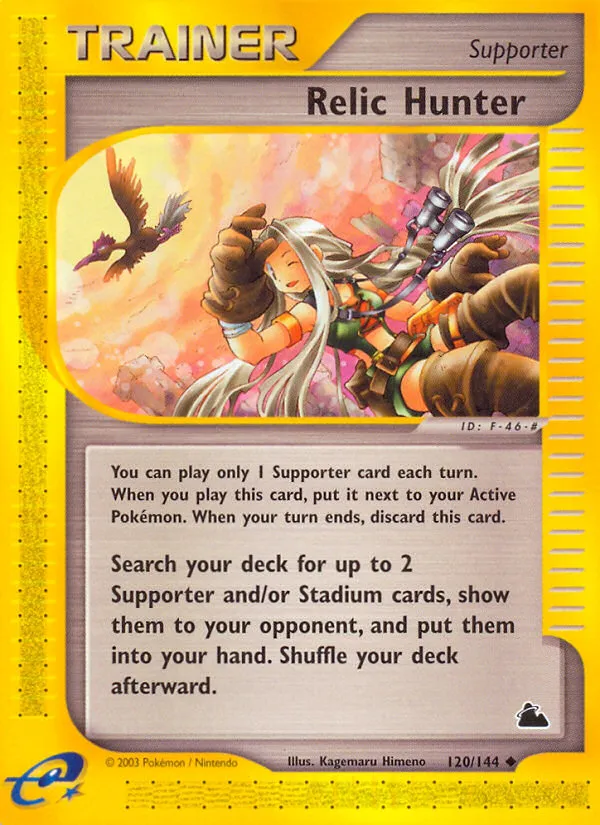 2003 Skyridge Relic Hunter Uncommon #120/144 Uncommon card image