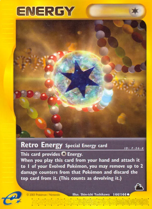 2003 Skyridge Retro Energy #144/144 Uncommon card image