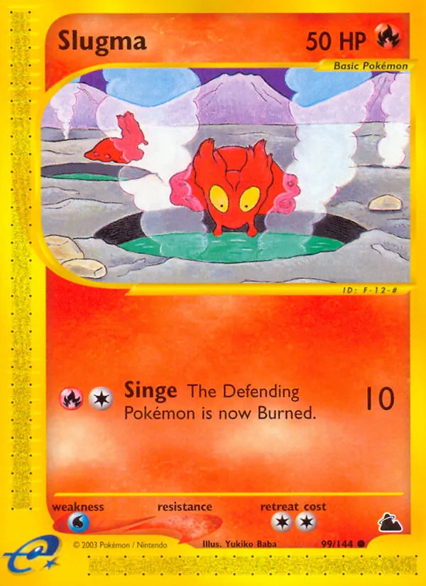 2003 Skyridge Slugma #099/144 Common card image