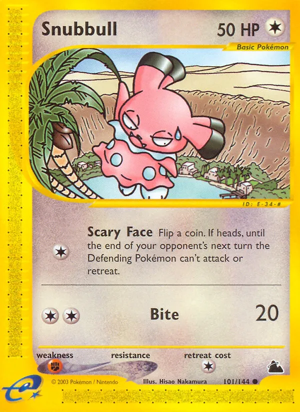 2003 Skyridge Snubbull Common #101/144 Common card image