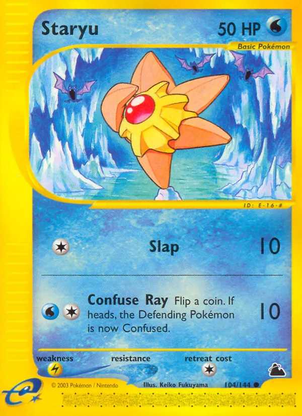 2003 Skyridge Staryu #104/144 Common card image