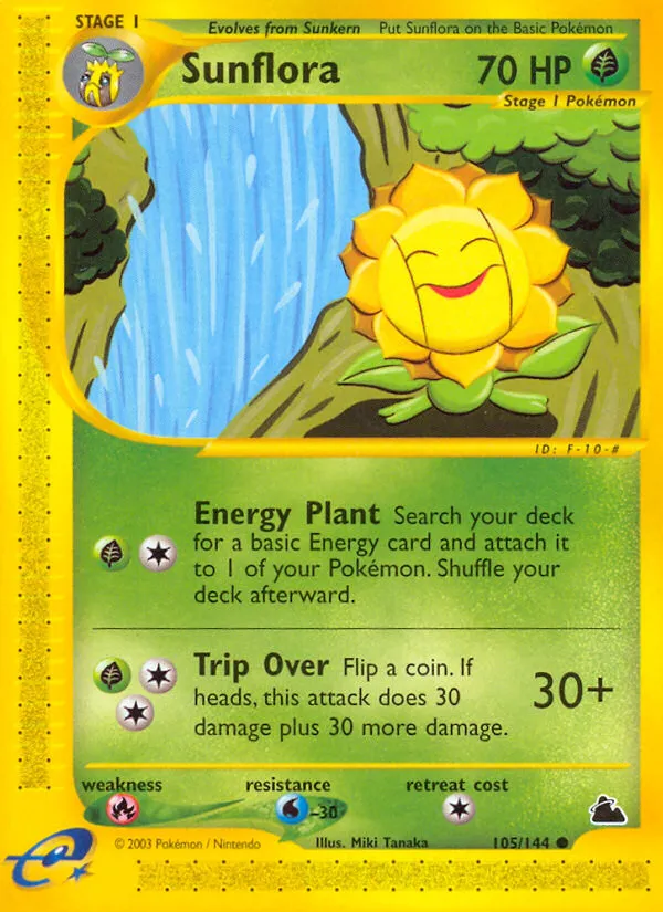 2003 Skyridge Sunflora Common #105/144 Common card image