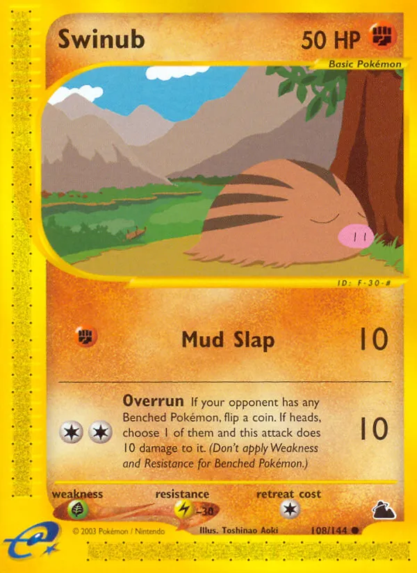 2003 Skyridge Swinub #107/144 Common card image