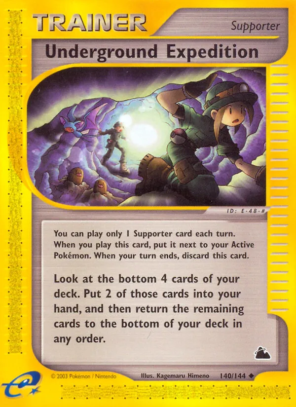 2003 Skyridge Underground Expedition Uncommon #140/144 Uncommon card image