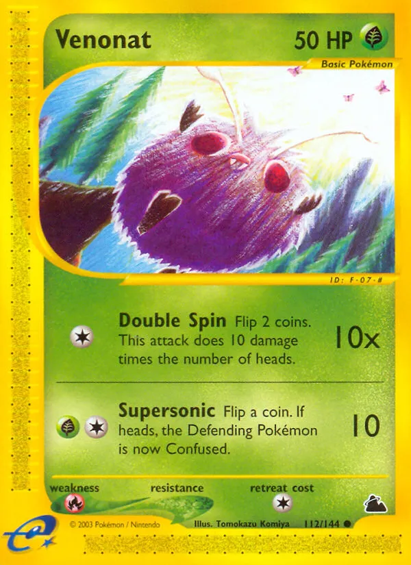 2003 Skyridge Venonat Common #112/144 Common card image