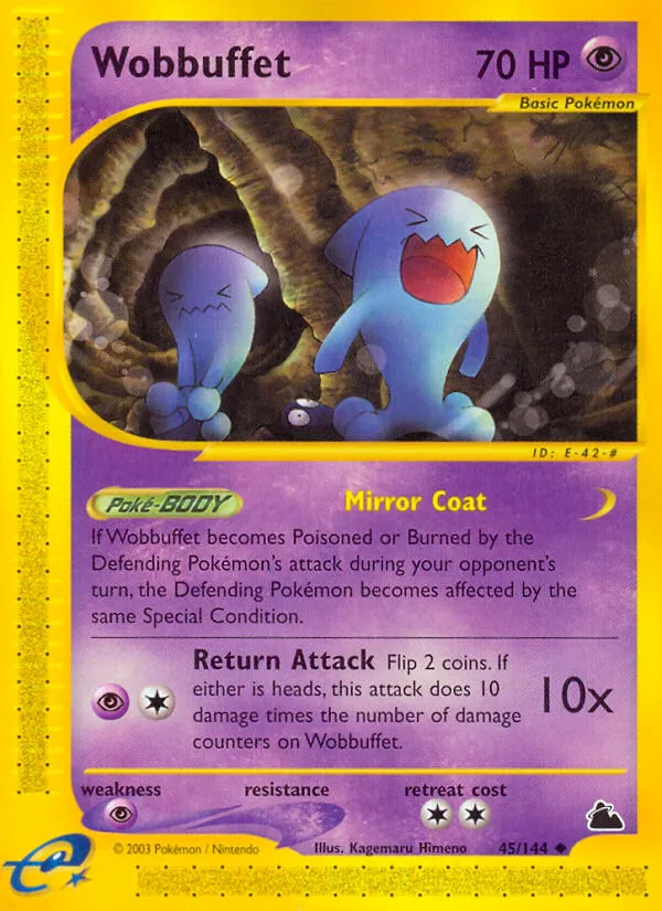 2003 Skyridge Wobbuffet Uncommon #045/144 Uncommon card image