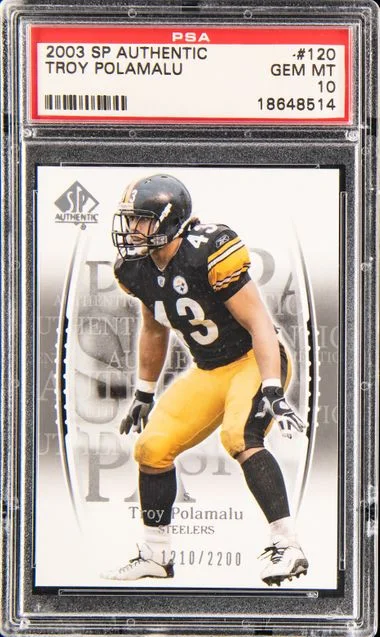 2003 SP Authentic Troy Polamalu #120 card image