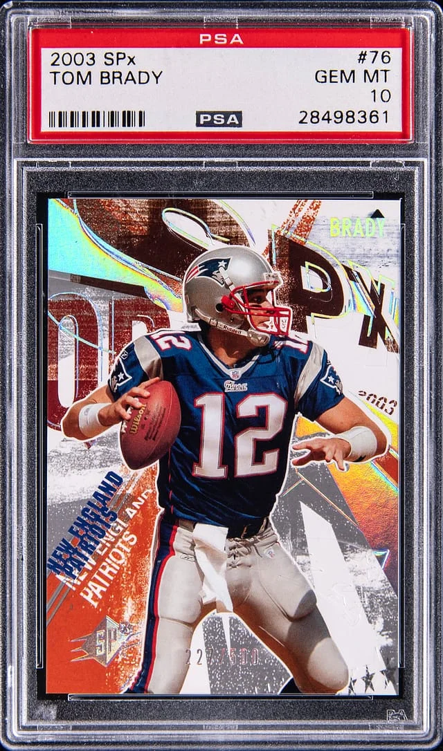 2003 SPx Tom Brady #76 card image