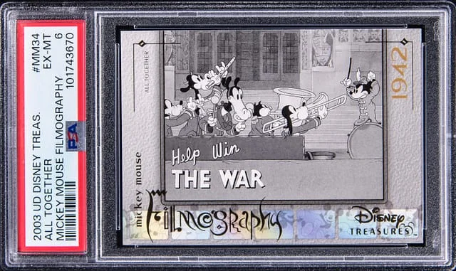 2003 Topps All Together Disney Treasures Mickey Mouse Filmography #MM34 card image