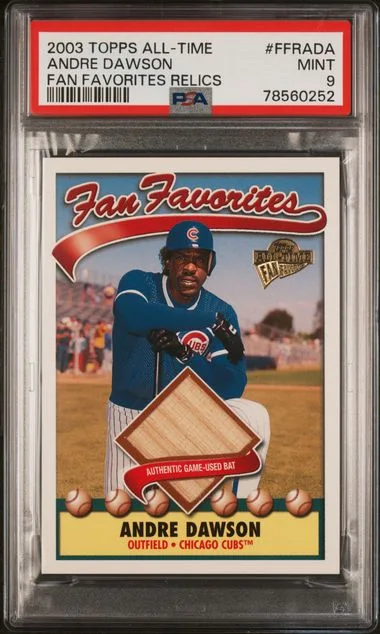 2003 Topps Andre Dawson Game-Used All-Time Fan Favorites Relics Fan Favorites Relics #FFR-ADA card image