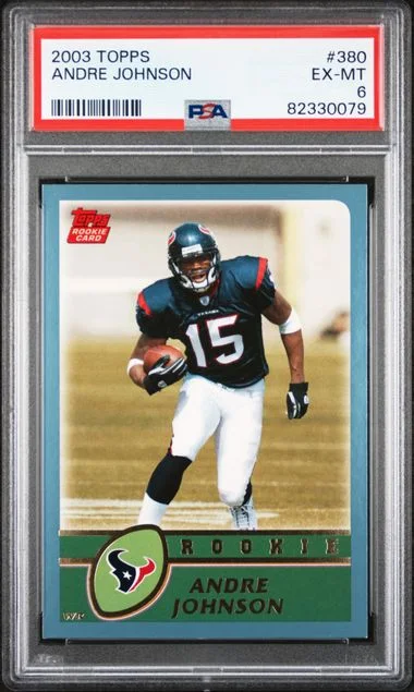 2003 Topps Andre Johnson #380 card image