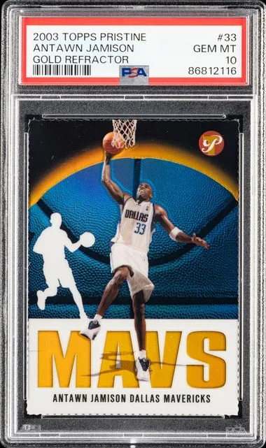 2003 Topps Antawn Jamison Pristine Gold Refractor #33 card image