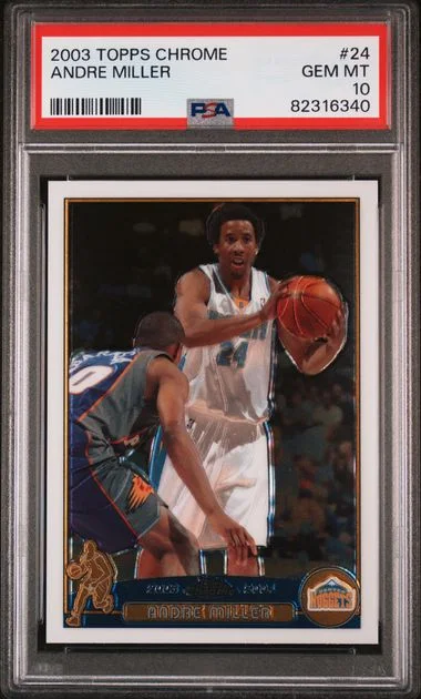 2003 Topps Chrome Andre Miller #24 card image