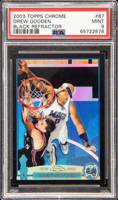 2003 Topps Chrome Black Drew Gooden Refractor #87 card image