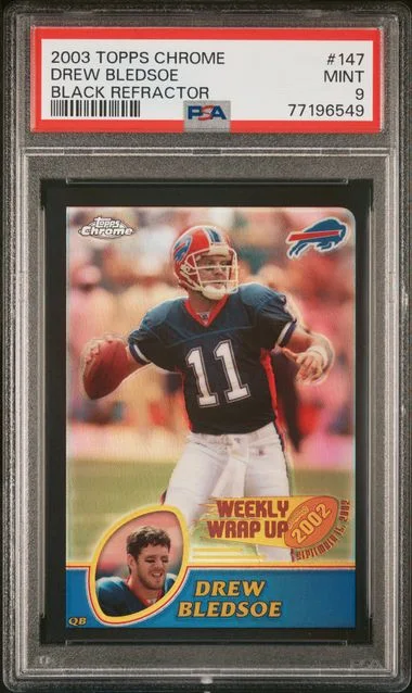 2003 Topps Chrome Drew Bledsoe #147 card image