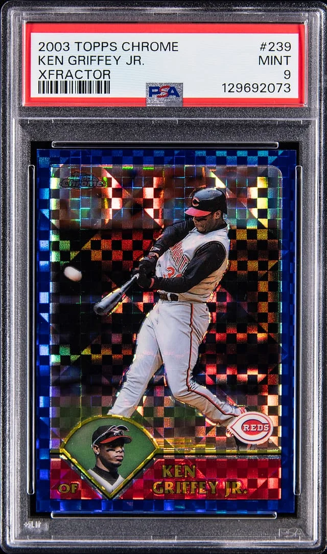 2003 Topps Chrome Ken Griffey Jr. Xfractor #239 card image