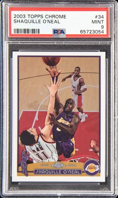 2003 Topps Chrome Shaquille O'Neal #34 card image