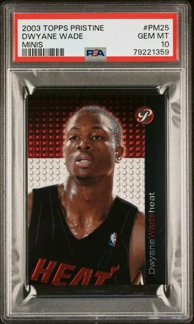 2003 Topps Dwyane Wade Pristine Minis Minis #PM25 card image