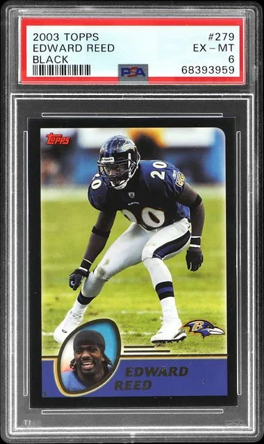 2003 Topps Ed Reed Black #279 card image