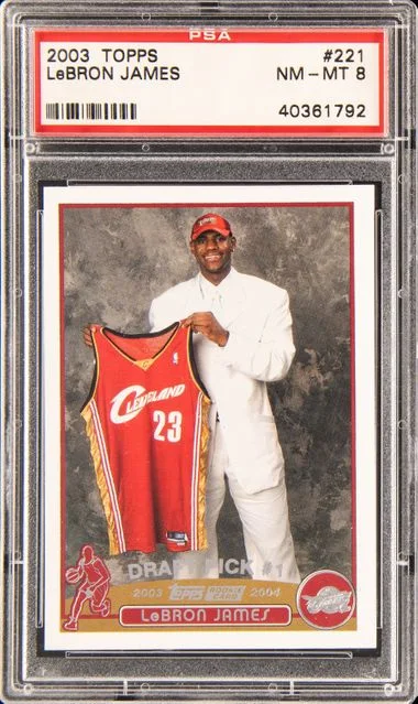 2003 Topps LeBron James #221 card image