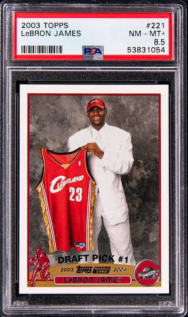 2003 Topps LeBron James - NM-MT+ 8.5 #221 card image