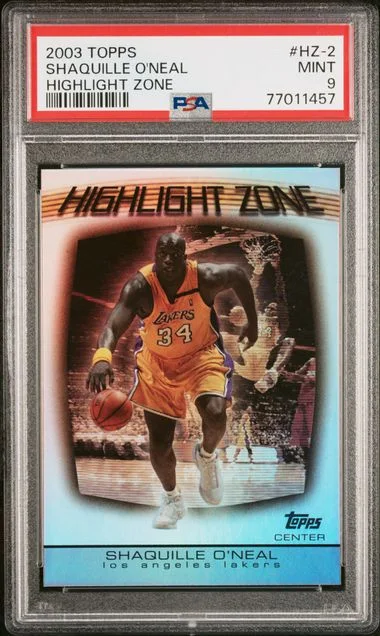 2003 Topps Shaquille O'Neal Highlight Zone #Hz-2 card image