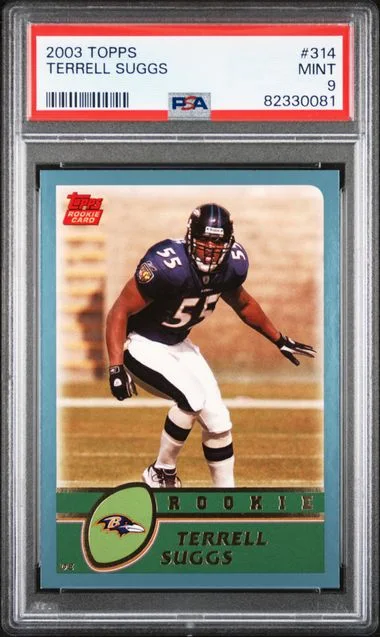 2003 Topps Terrell Suggs #314 card image