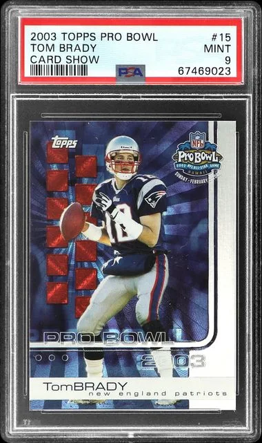 2003 Topps Tom Brady Pro Bowl Card Show #15 card image