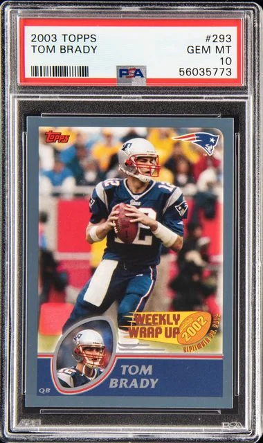 2003 Topps Tom Brady #293 card image