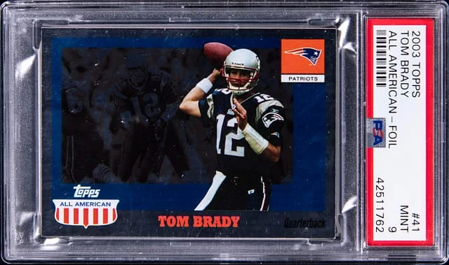 2003 Topps Tom Brady All-American All American-Foil #41 card image
