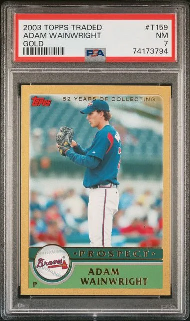 2003 Topps Traded Adam Wainwright #T159 card image