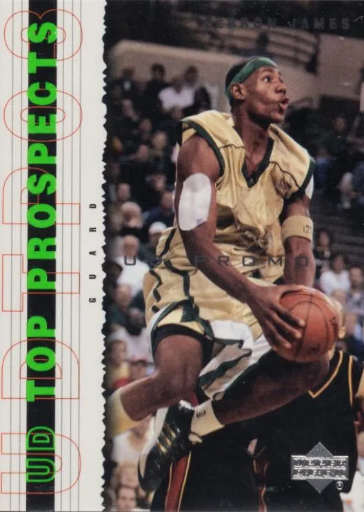 2003 UD Top Prospects Lebron James Promos #P1 card image