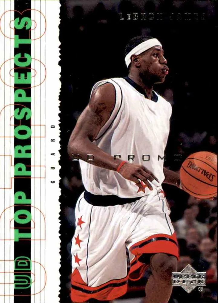 2003 UD Top Prospects Lebron James Promos #P2 card image