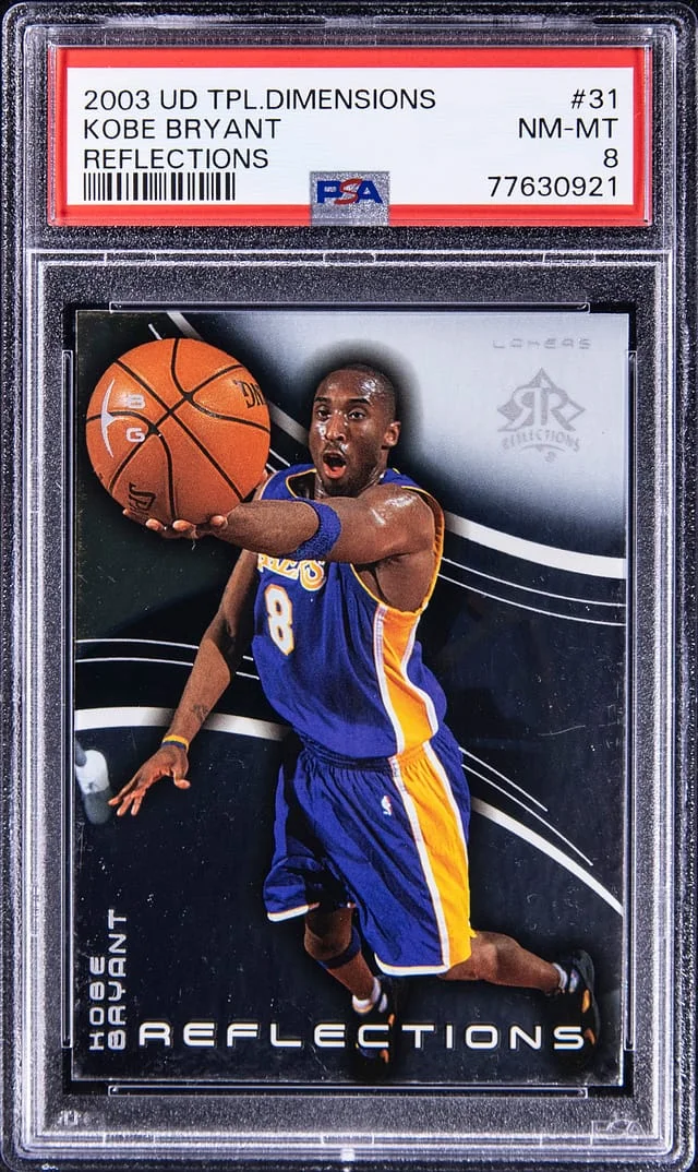 2003 UD TPL.Dimensions Reflections Kobe Bryant #31 card image